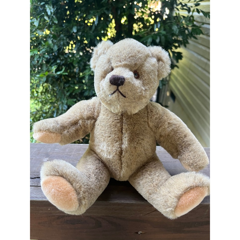 Vintage Gund Bialosky Bear Plush Stuffed Animal Light Brown Classic Teddy Bear